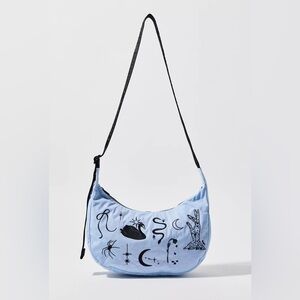 BAGGU Ballet nylon medium crescent bag NWT